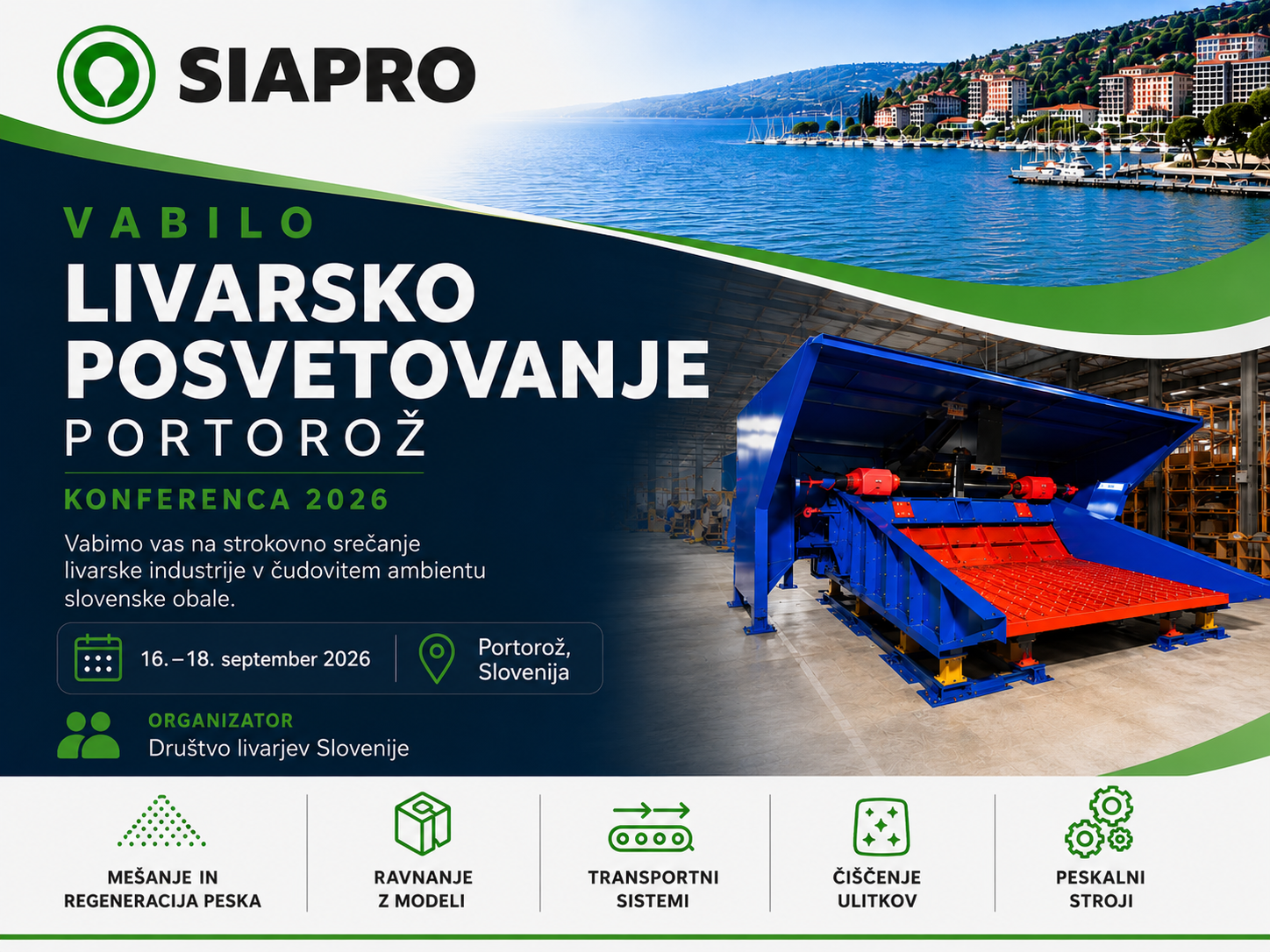 Vabljeni na Livarske dneve v Portorož!